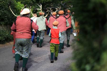  The Abbots Bromley Horn Dance - Is an all day wandering ritual which has taken place in the Staffordshire village on Wakes Monday for the last 800 years. Photographs by Paul Pickard 07720238997