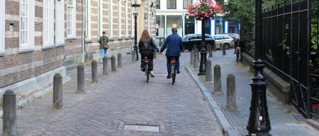 Cycling City - Utrecht in the Netherlands has a population of 330,000 of which 100,000 ride their bicycles to work or education every day. The city prioritises the bike over the car and all buses are electric. All photography copyright Paul Pickard